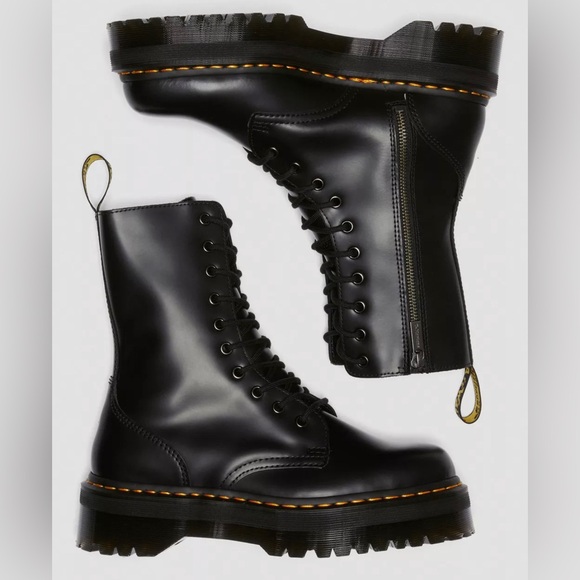 Dr. Martens Shoes - Dr. Marten Jadon Hi Smooth Leather Platforms